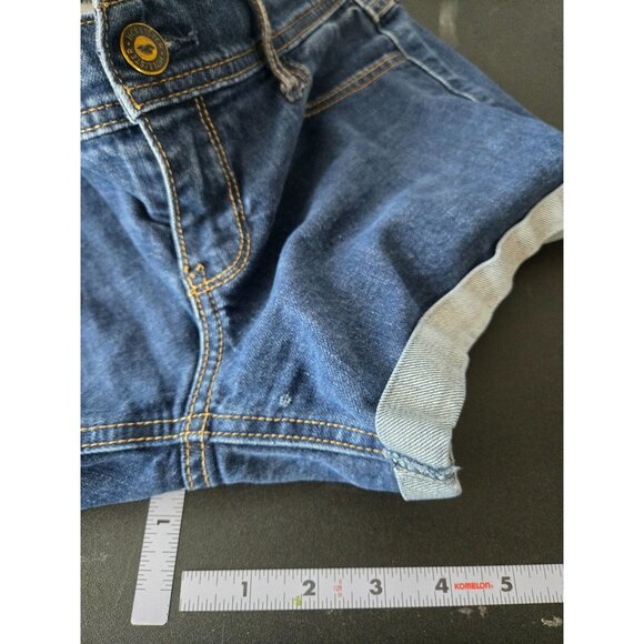 Hollister Womens Denim Blue Jean Midi Short Size 5 W27 Casual Summer Stretch - Picture 9 of 12